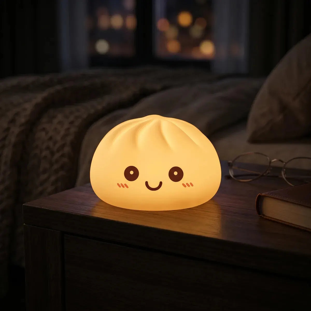 Moonlight White Squishy Dumpling Light