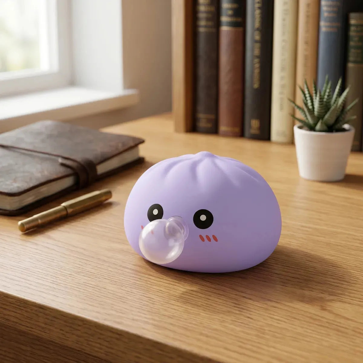 Big Blue Blow Dumpling Squishy