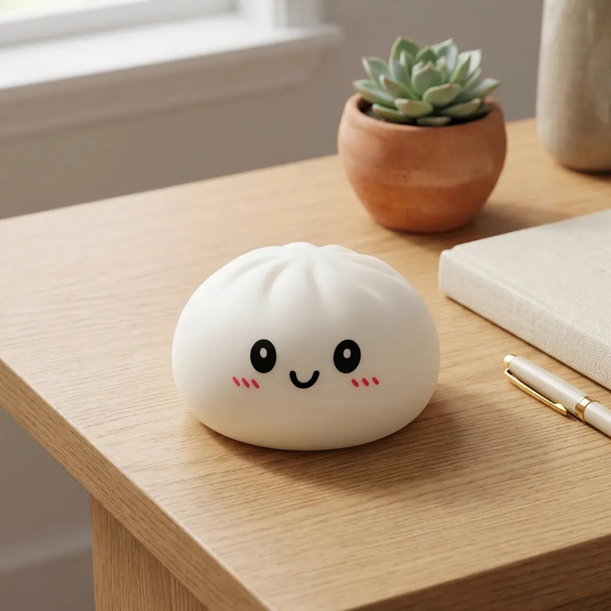 Snowy White Dumpling Squishy