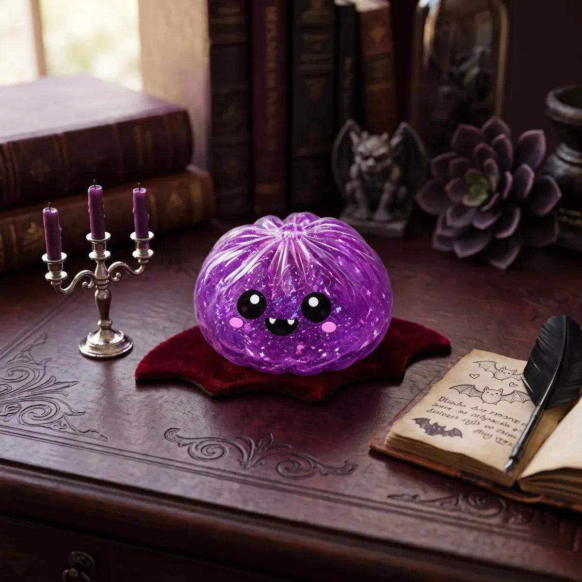 Fanged Vampire Halloween Dumpling Squishy