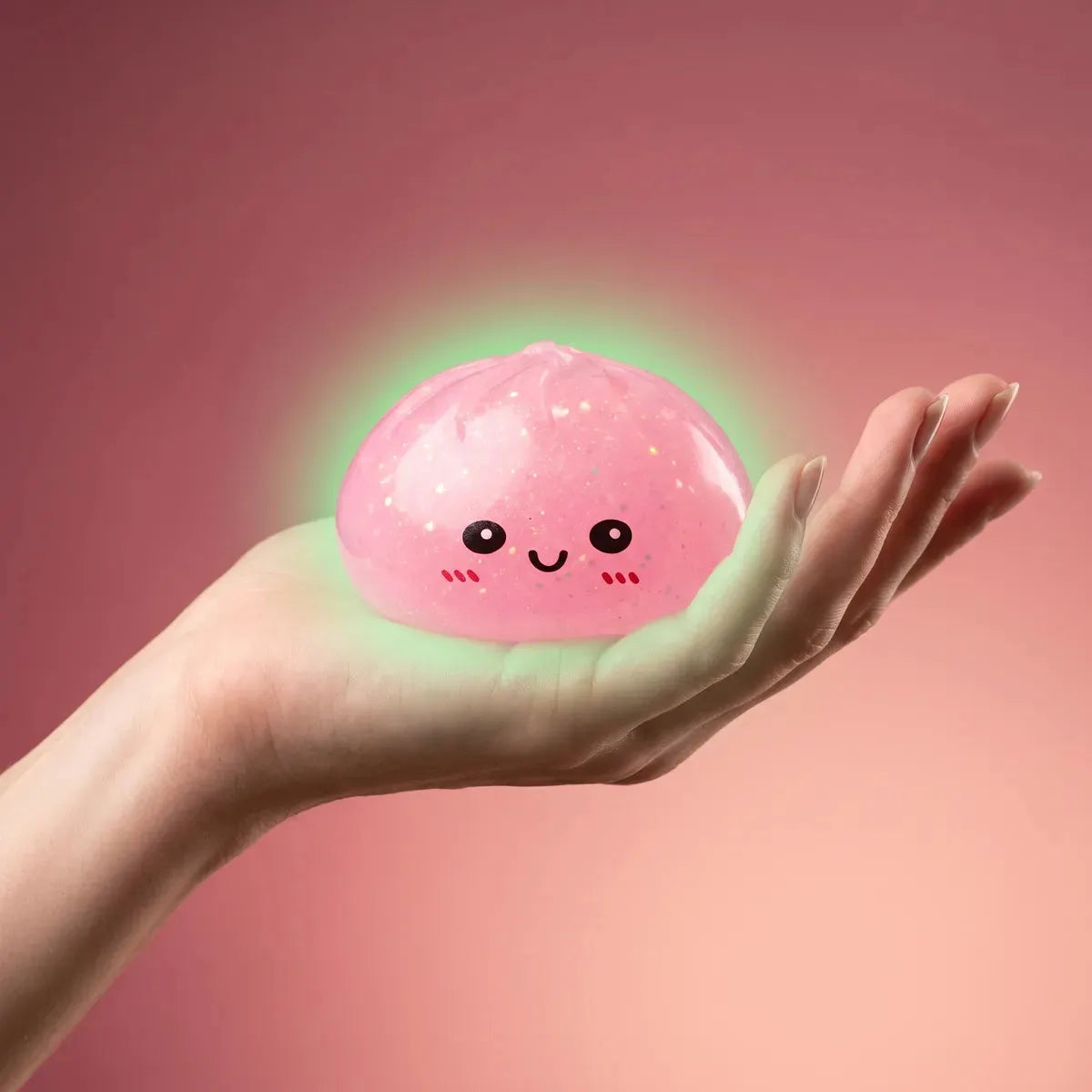Mystery Glow In Dark Glitter Dumpling Squishy Blind Box