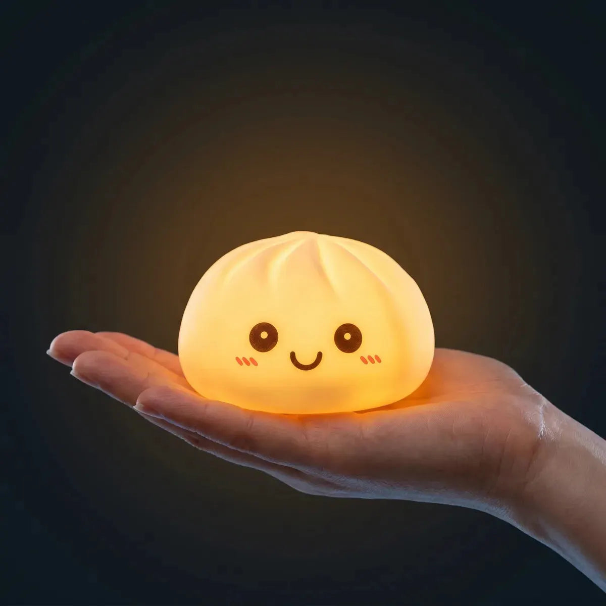Moonlight White Squishy Dumpling Light