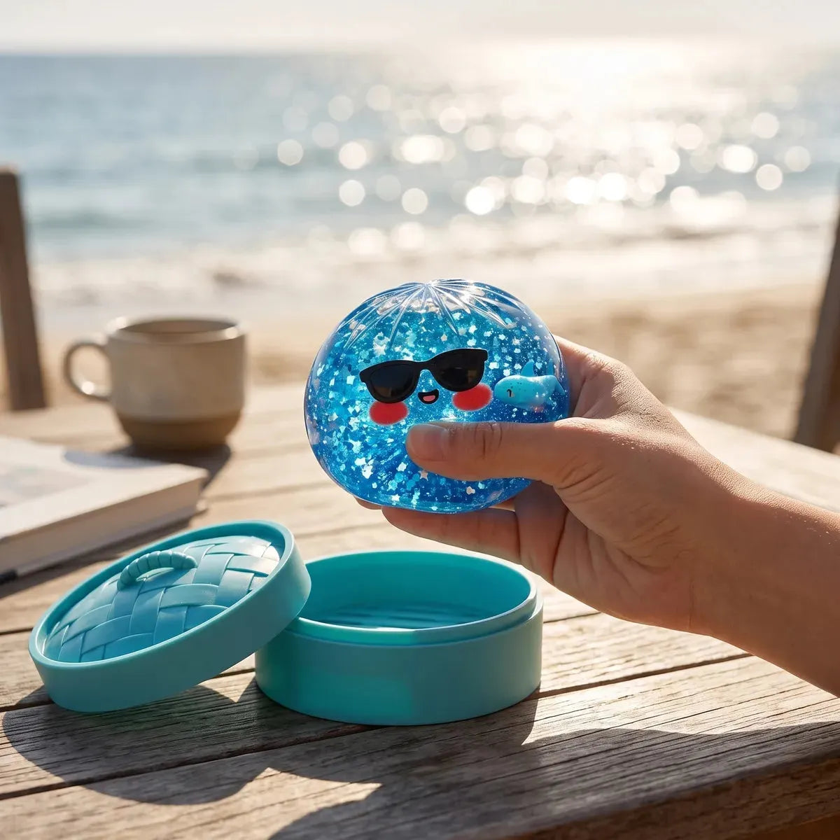 Cool Sparkle Sunglasses Dumpling Squishy
