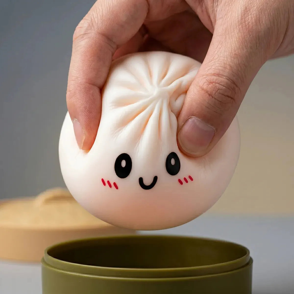Snowy White Dumpling Squishy