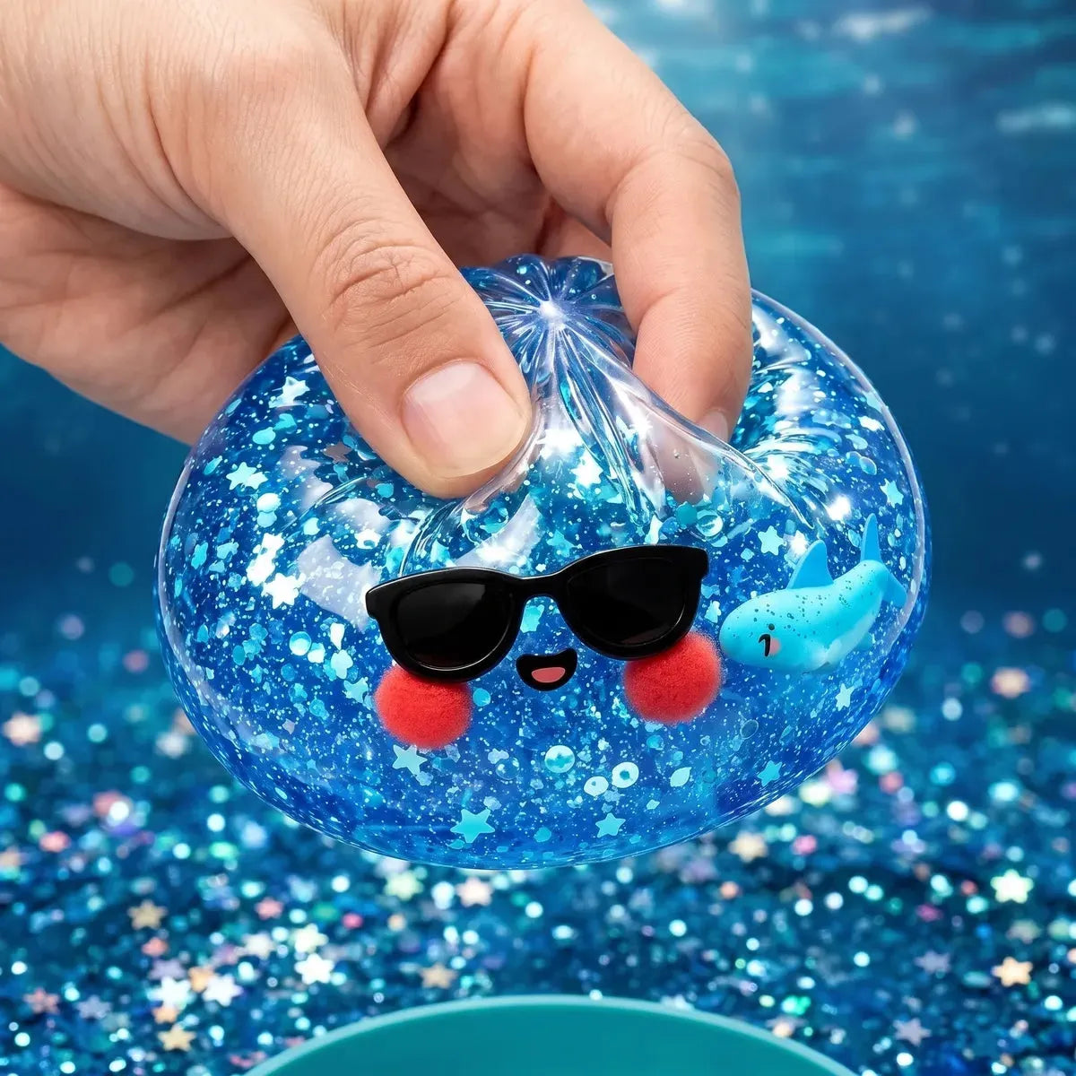Cool Sparkle Sunglasses Dumpling Squishy