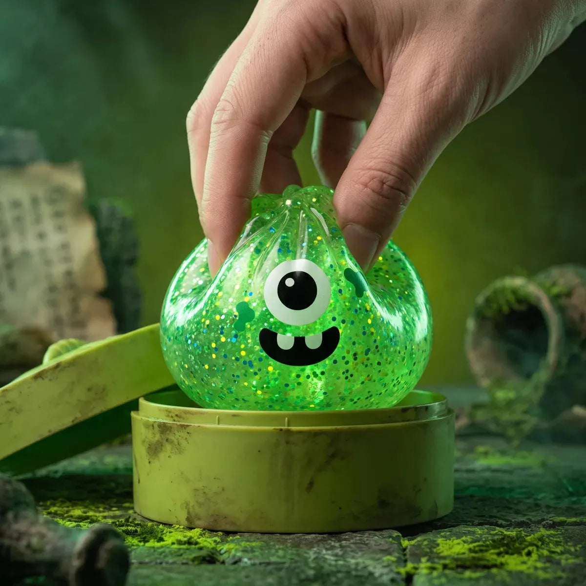 Slimy Monster Halloween Dumpling Squishy