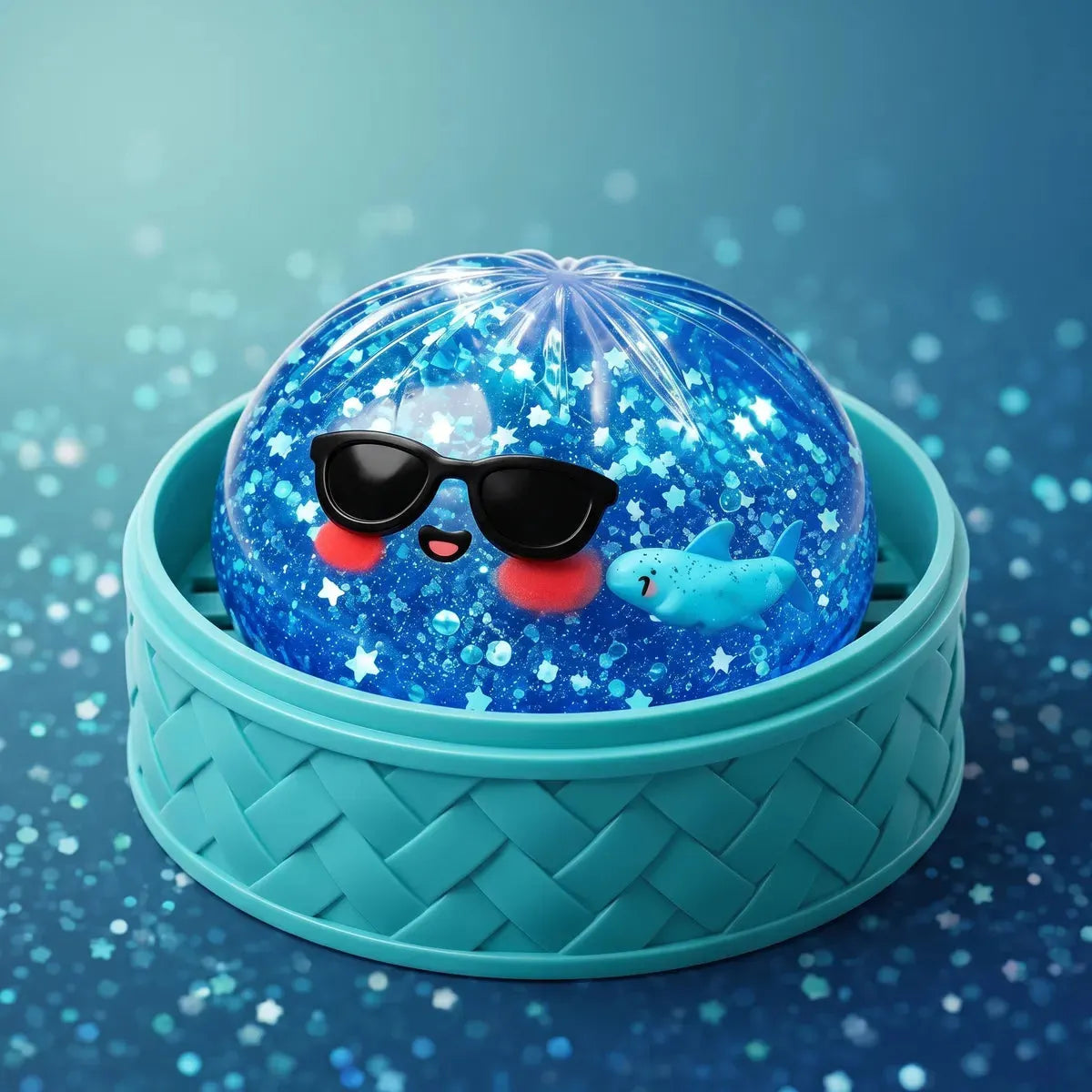 Cool Sparkle Sunglasses Dumpling Squishy