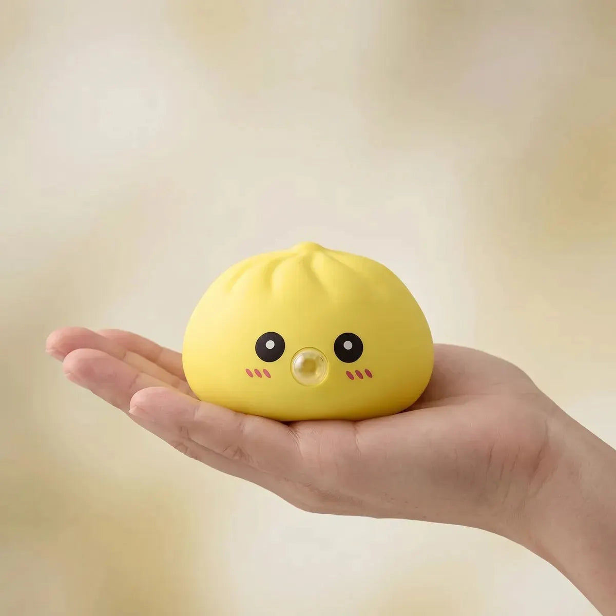 Jumbo Yellow Blow Dumpling Squishy