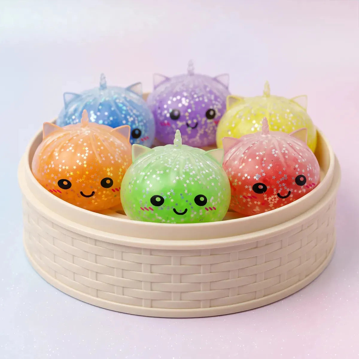 Starlit Mystery Sparkle Unicorn Dumpling Squishy