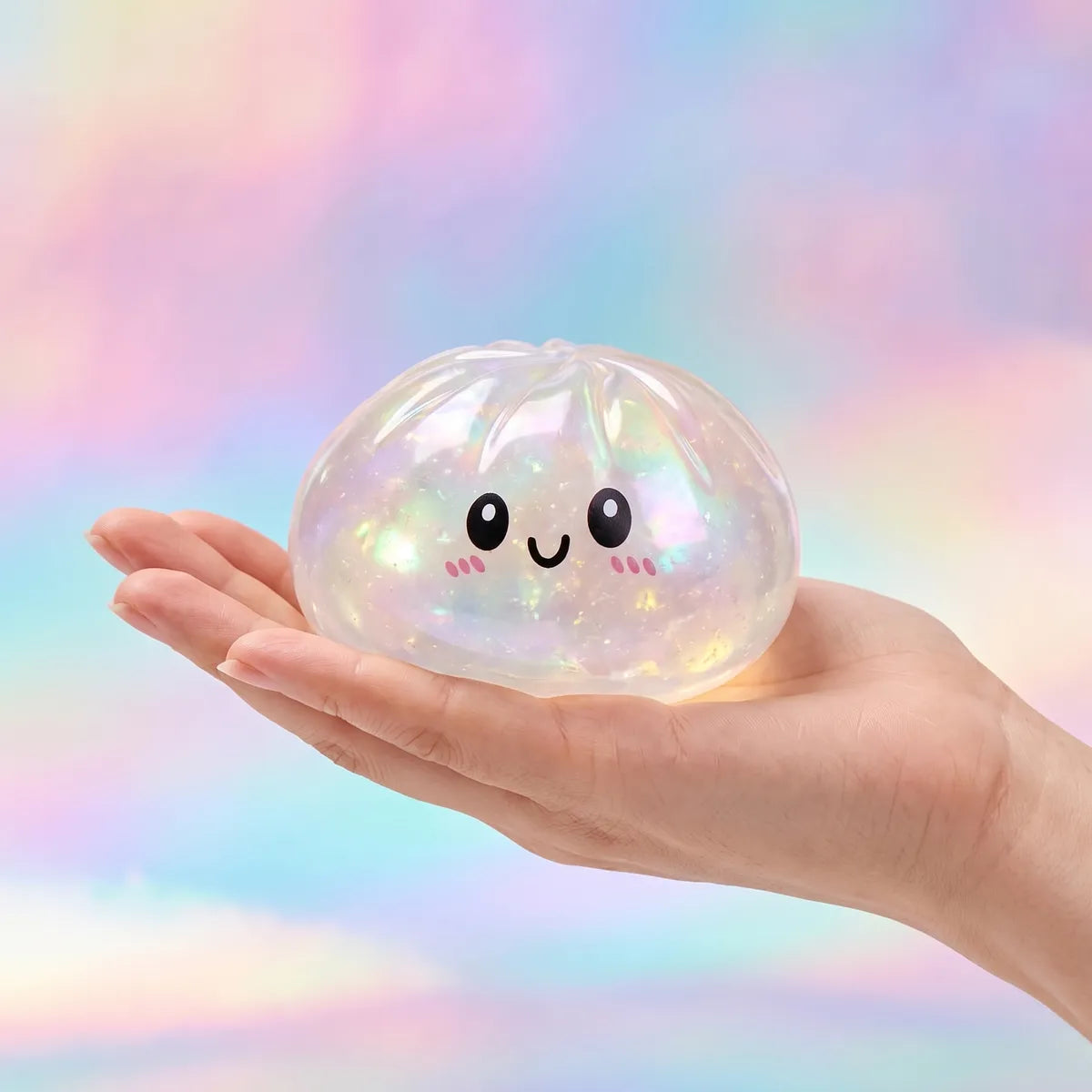 Iridescent Holographic Dumpling Squishy