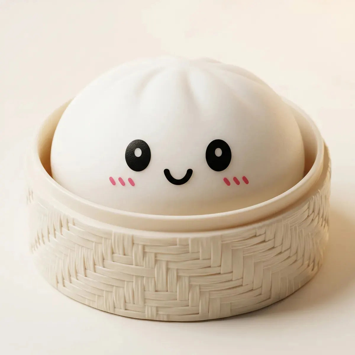 Snowy White Dumpling Squishy