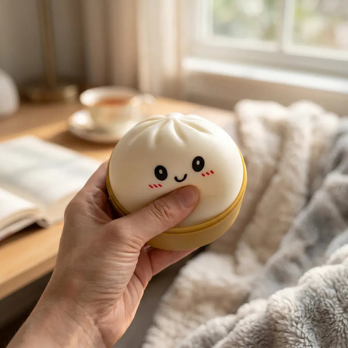 Snowy White Dumpling Squishy