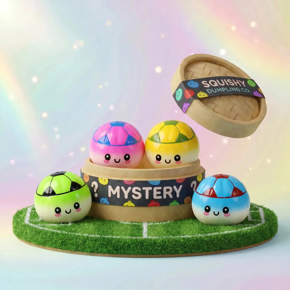 Sporty Mystery Soccer Dumpling Squishy