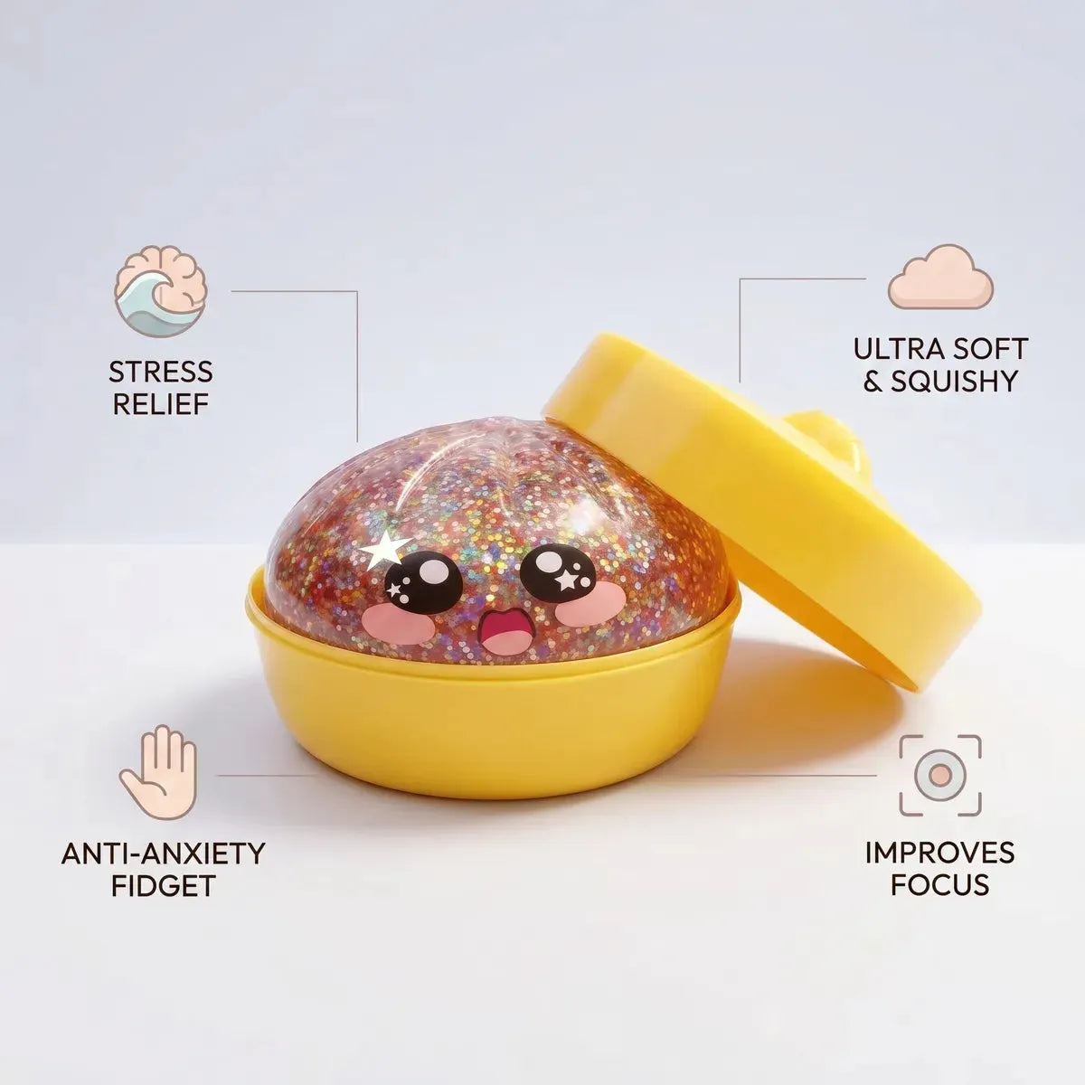 Kawaii Pink Galaxy Dumpling Squishy