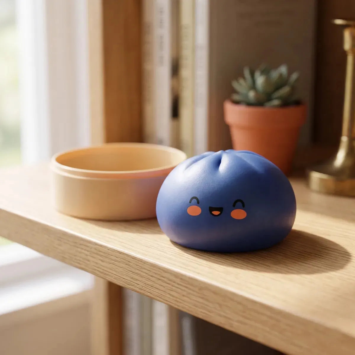 Midnight Navy Blue Dumpling Squishy