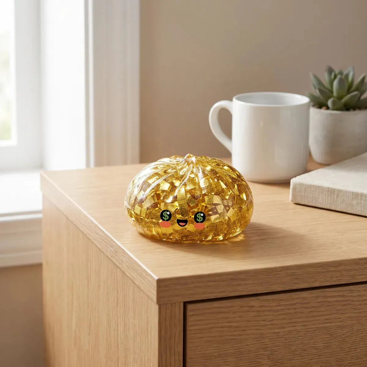 Ultra Rare Lucky Gold Dumpling Squishy