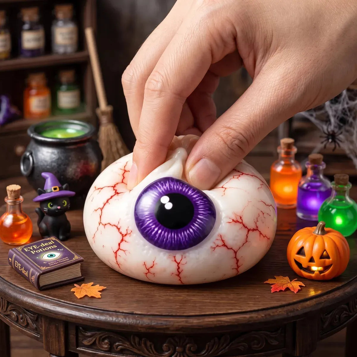 Creepy Eyeball Halloween Dumpling Squishy