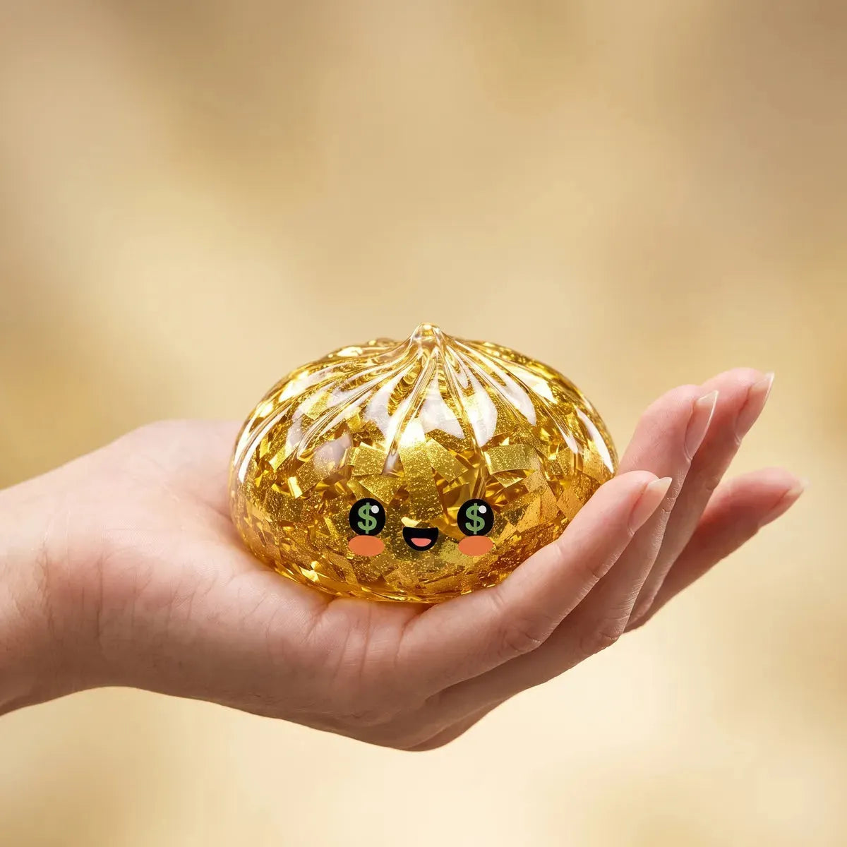 Ultra Rare Lucky Gold Dumpling Squishy