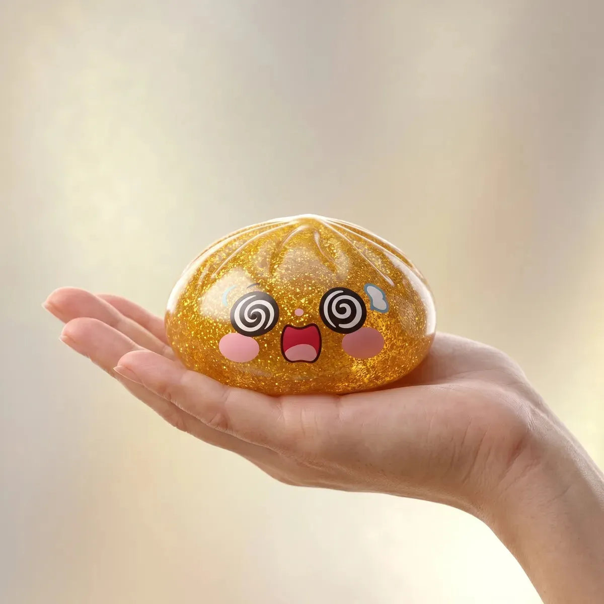 Lucky Golden Dumpling Squishy