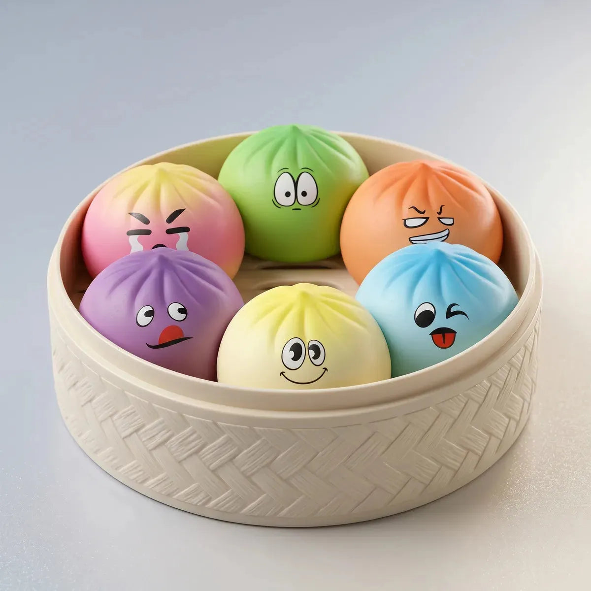 Pillowy Dumpling Squishy Mystery Bun Fidget Toy
