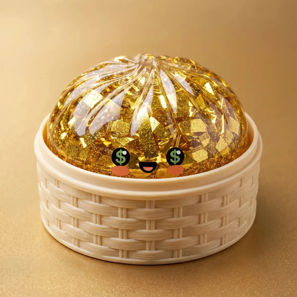 Ultra Rare Lucky Gold Dumpling Squishy