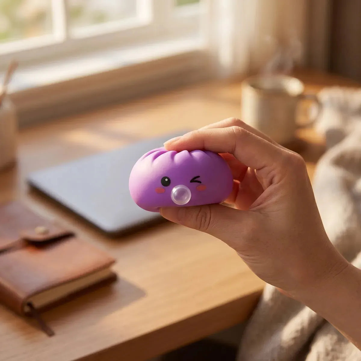 Mystery Dumpling Squishy Toys Bubble Blow