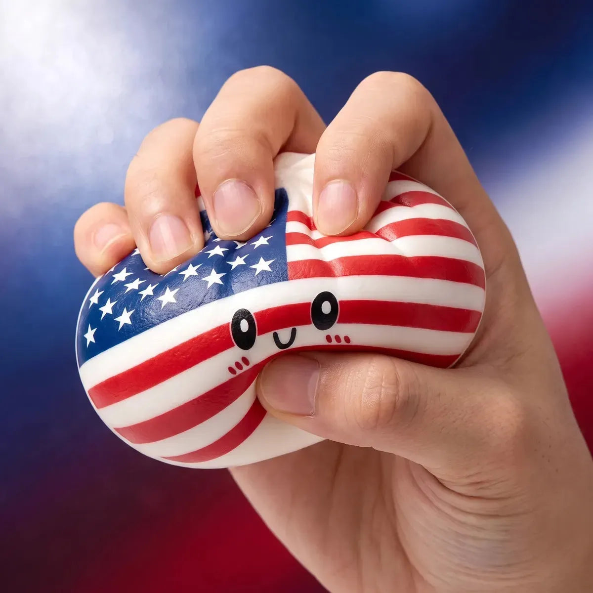 Liberty Patriotic 4th July Dumpling Squishy