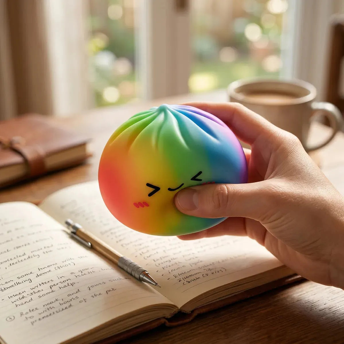 Prism Rainbow Color Dumpling Squishy