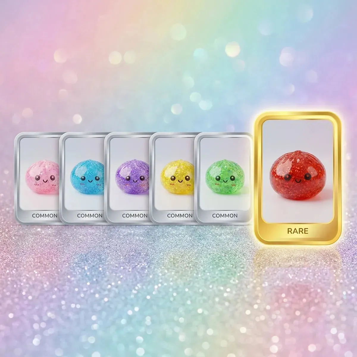 Shiny Mini Metallic Dumpling Squishy