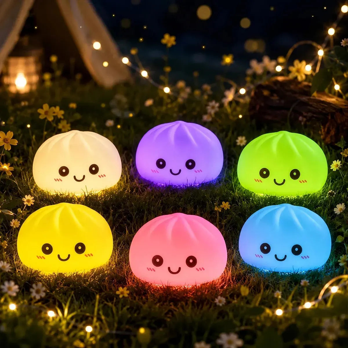 Glow Mystery Squishy Dumpling Night Light
