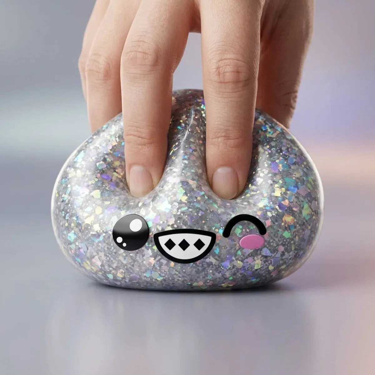 Shimmer Rare Silver Dumpling Squishy
