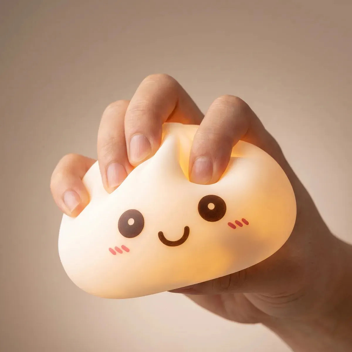 Moonlight White Squishy Dumpling Light