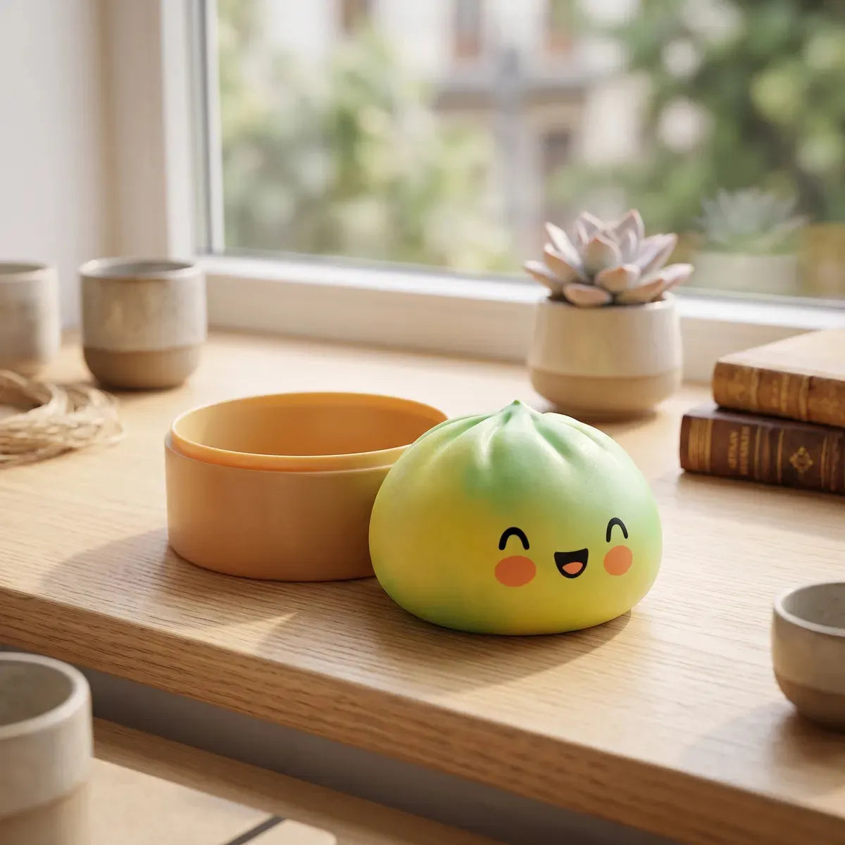 Sunset Yellow Fade Dumpling Squishy