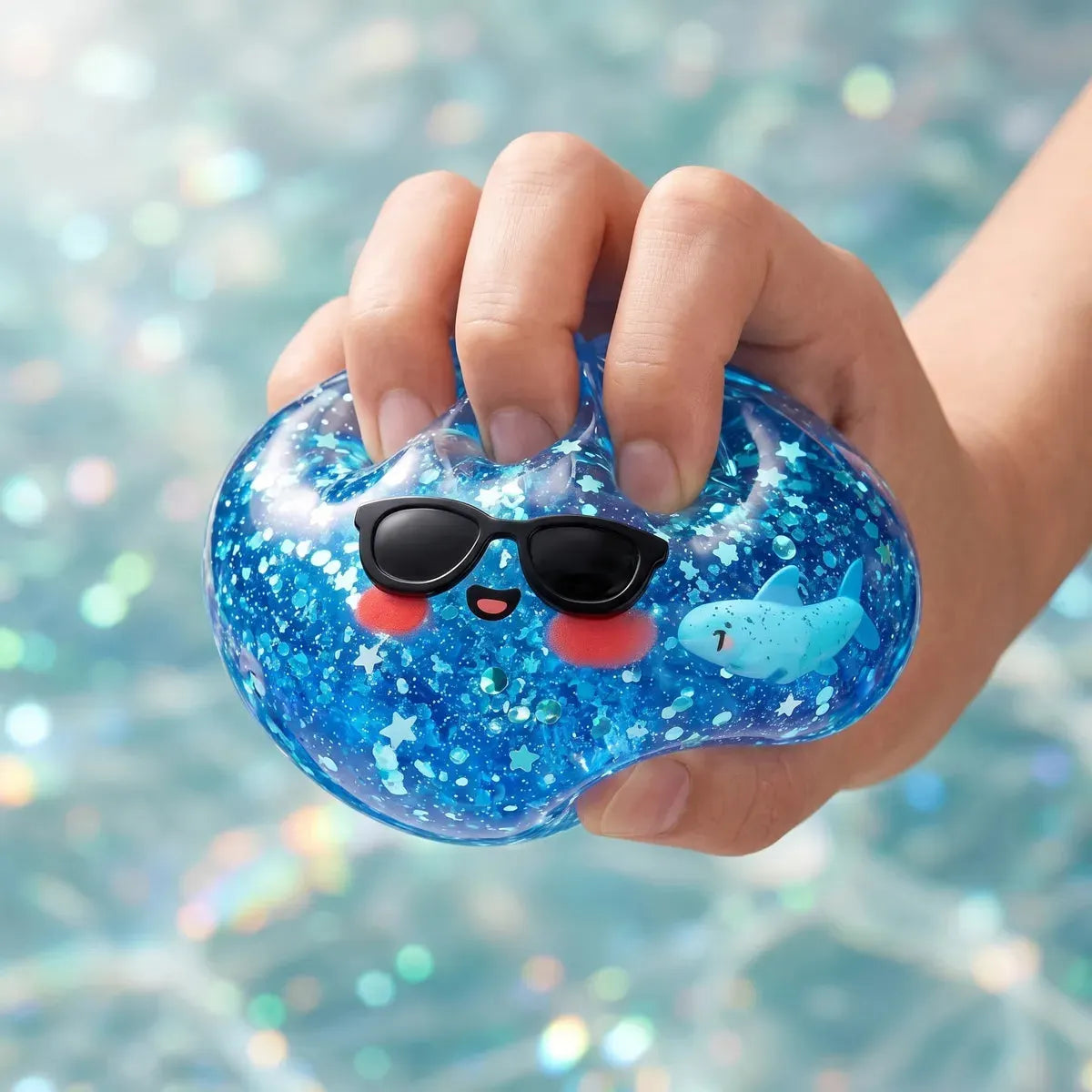 Cool Sparkle Sunglasses Dumpling Squishy