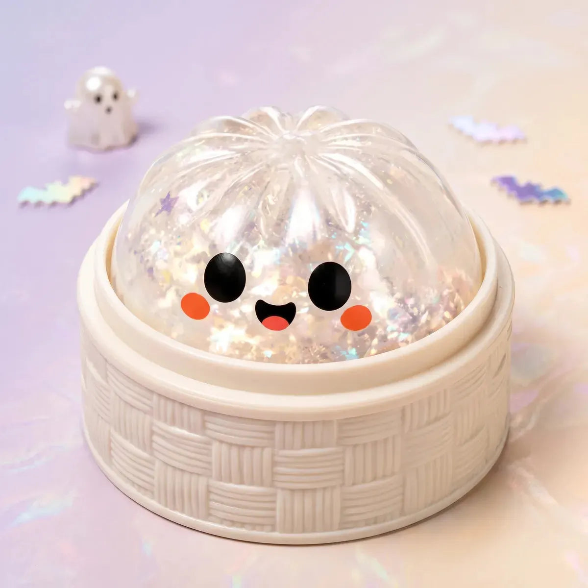 Glitter Ghost Halloween Dumpling Squishy
