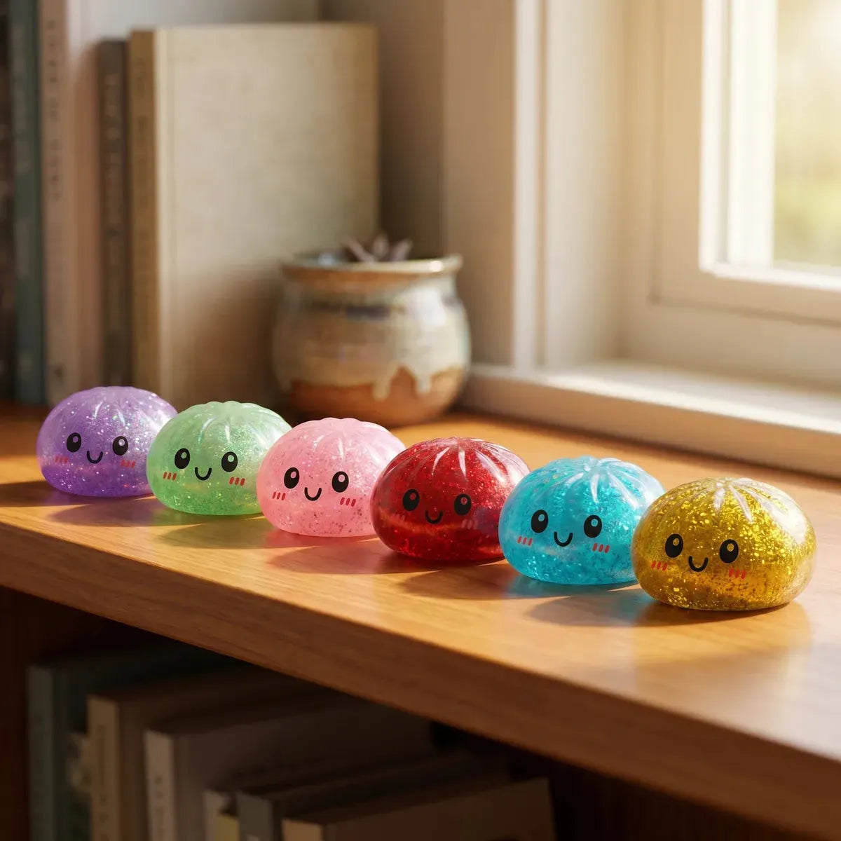 Sparkle Mystery Dumplings Squishy Glitter