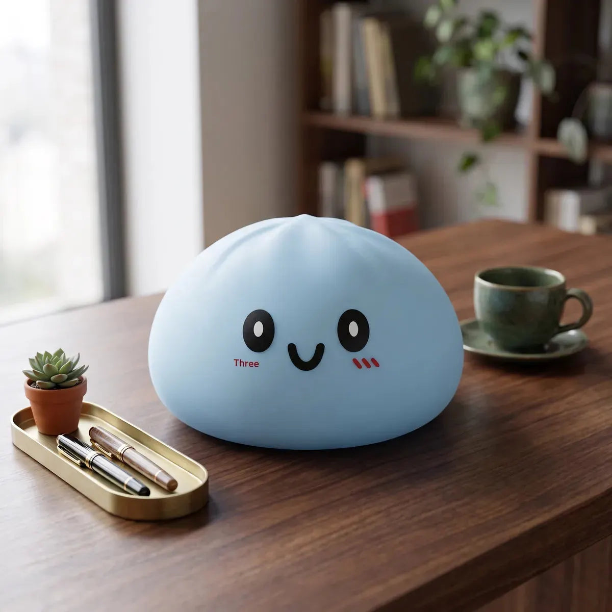 Jumbo Large Blue Dumpling Squishy