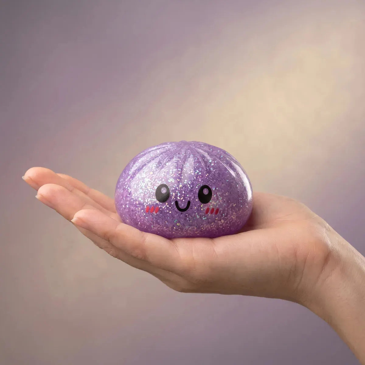 Sparkle Glitter Dumpling Squishy Set 6 Pieces