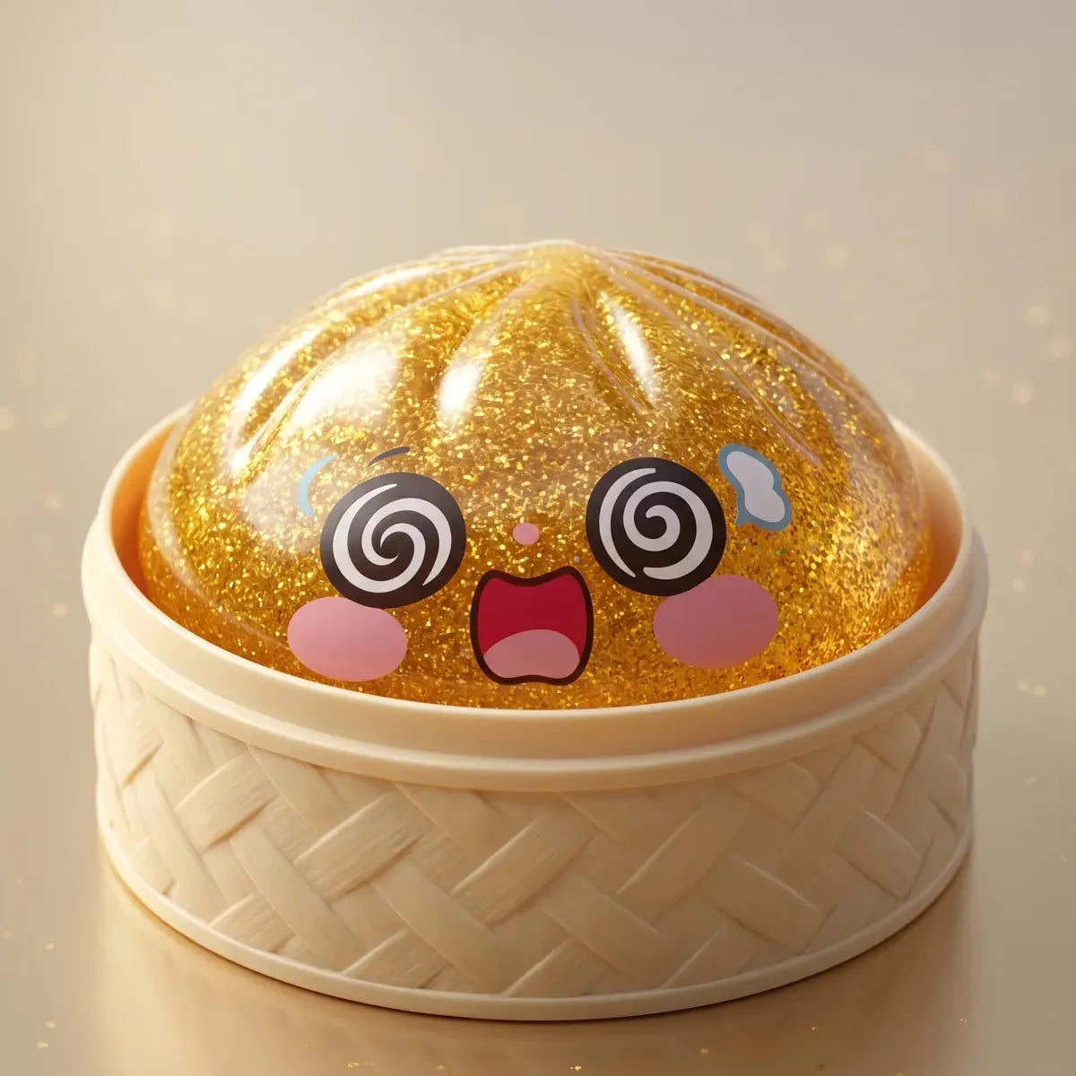 Lucky Golden Dumpling Squishy