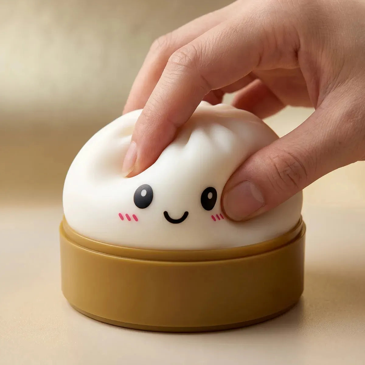Snowy White Dumpling Squishy