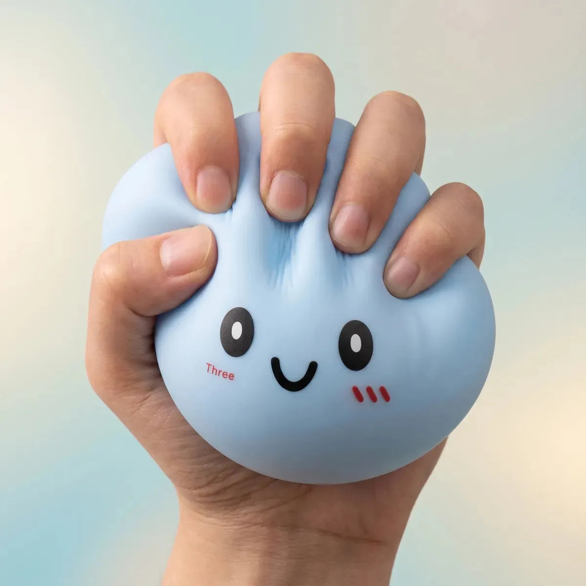 Jumbo Large Blue Dumpling Squishy