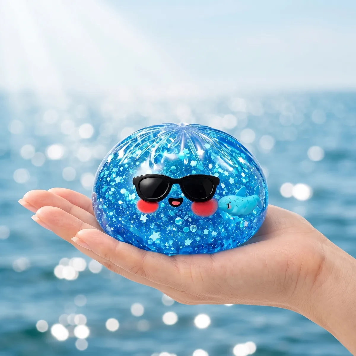 Cool Sparkle Sunglasses Dumpling Squishy