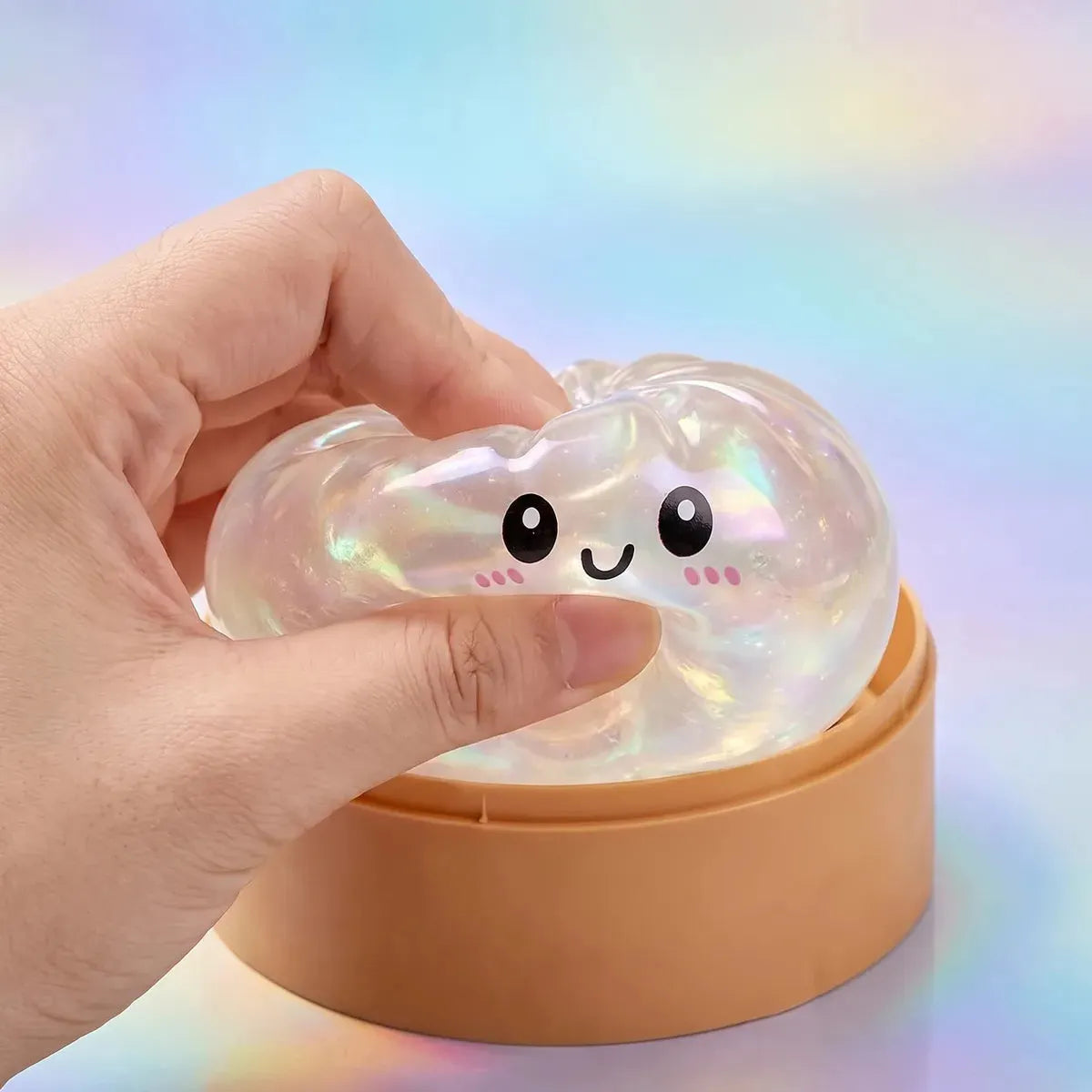 Iridescent Holographic Dumpling Squishy