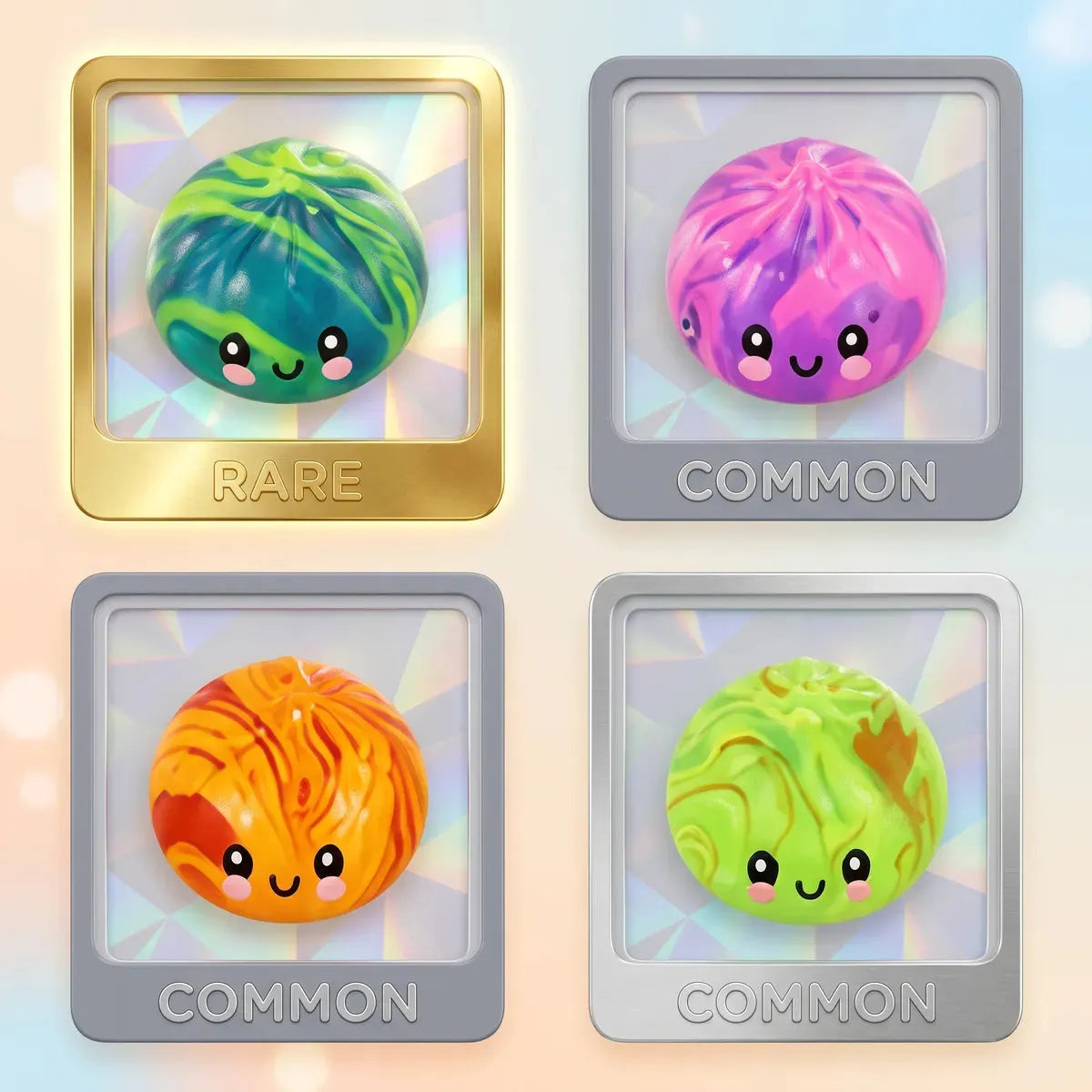 Swirl Mystery Mini Tie Dye Dumpling Squishy