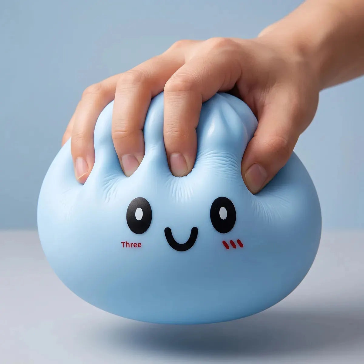 Jumbo Large Blue Dumpling Squishy