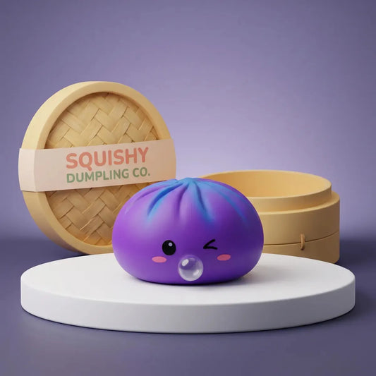 Cosmic Purple Rare Blow Dumpling Squishy