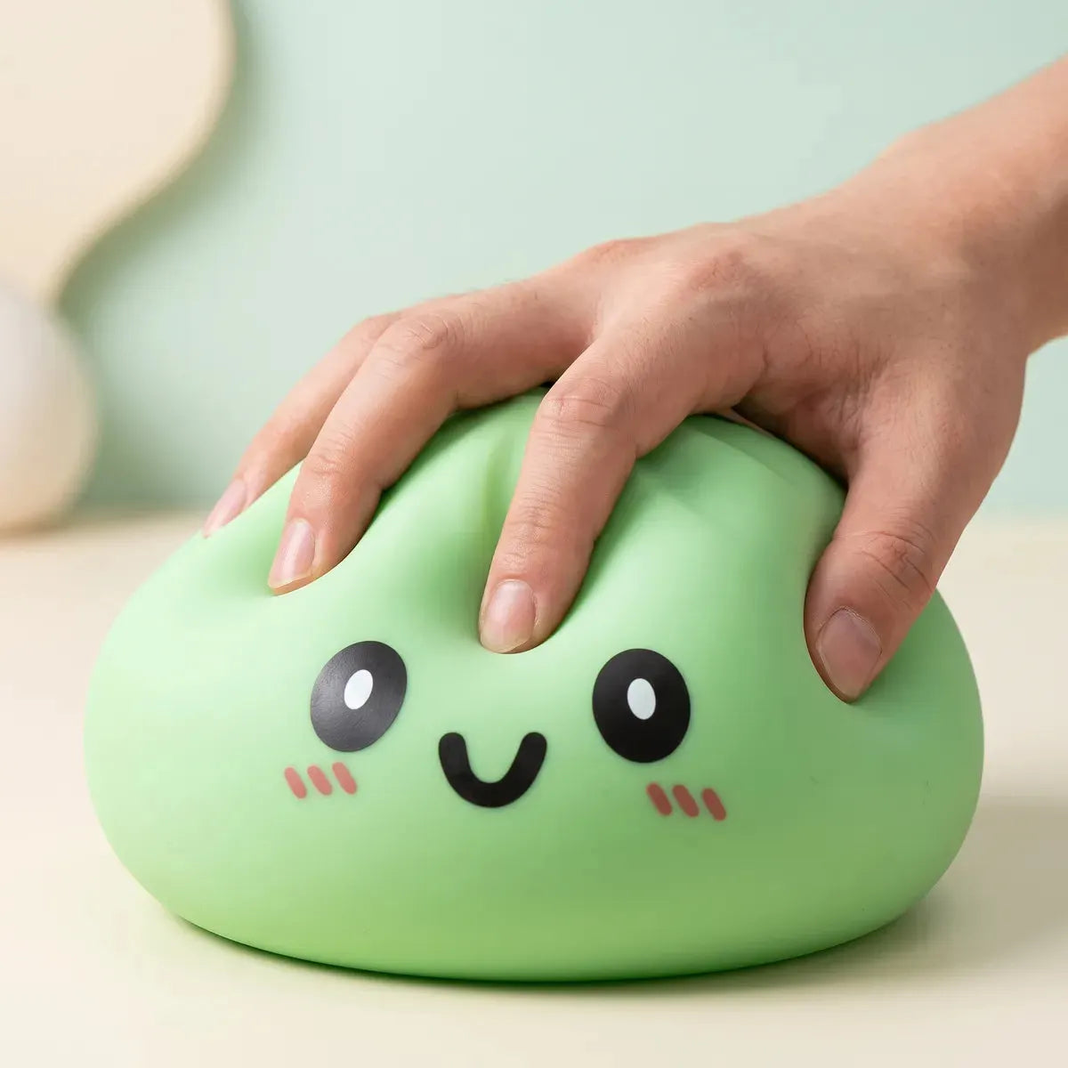 Jumbo Large Green Dumpling Squishy