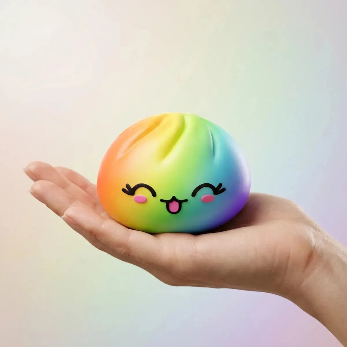Colorful Rare Rainbow Dumpling Squishy