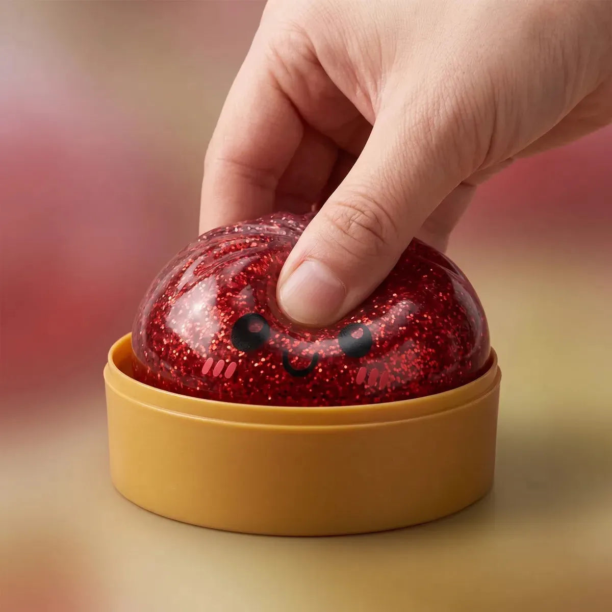 Sparkle Glitter Dumpling Squishy Set 6 Pieces