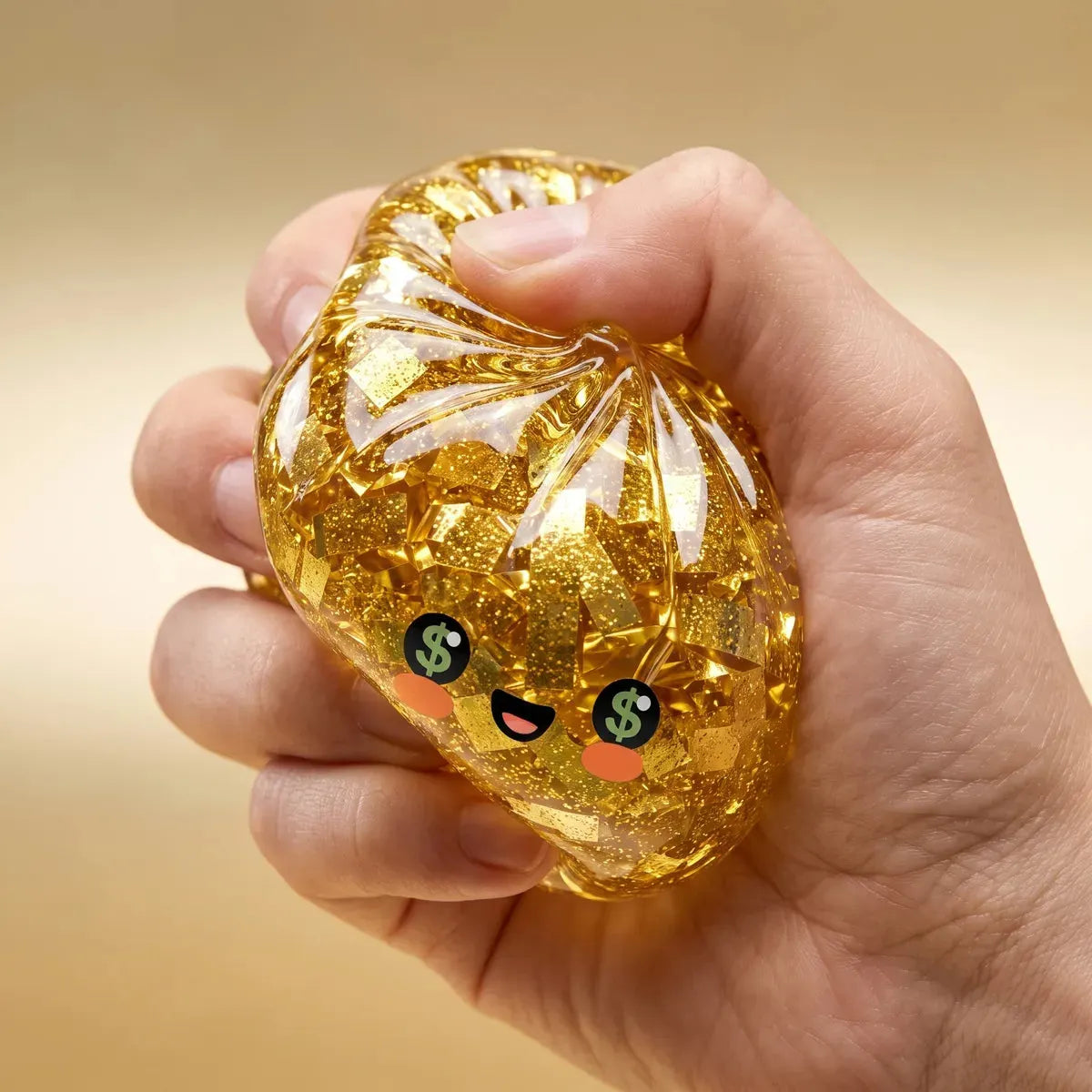 Ultra Rare Lucky Gold Dumpling Squishy